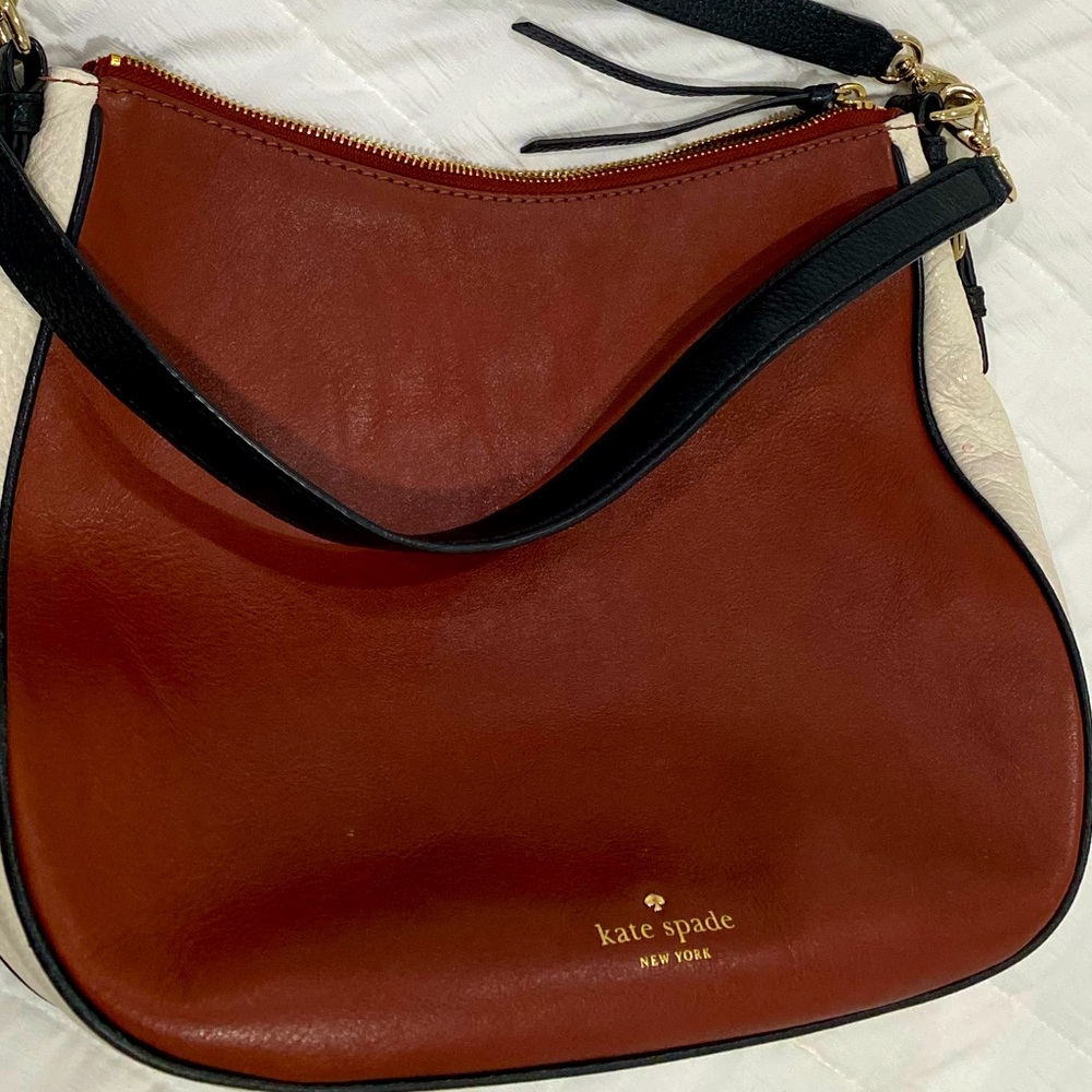 ♠️ Kate Spade ♠️ Medium size brown leather bag!